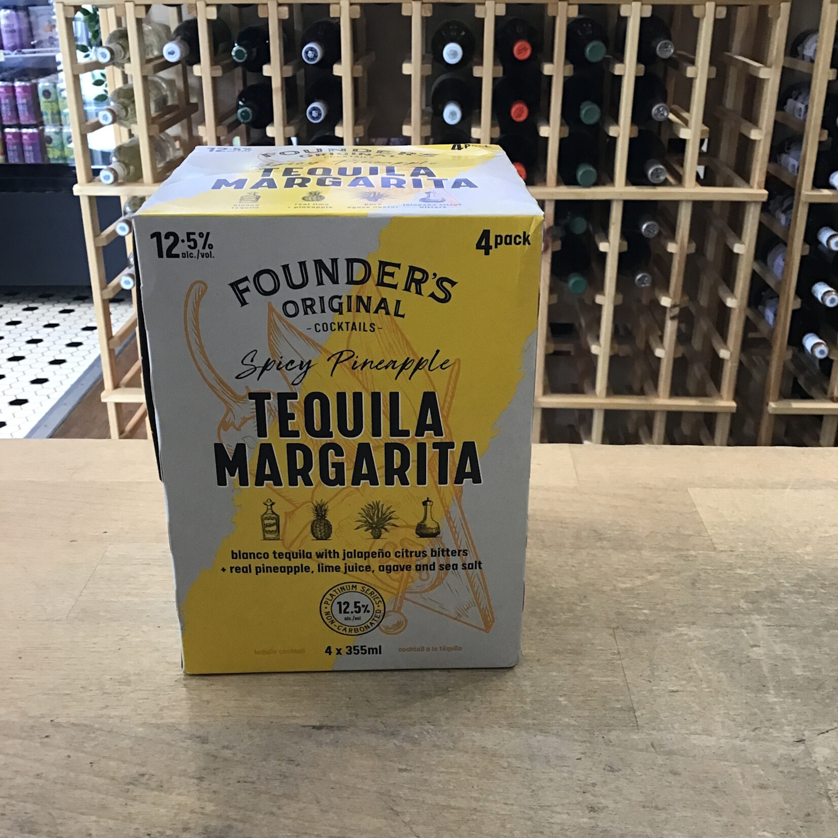 Founder's Spicy Pineapple Margarita 4x355ml 12.5%