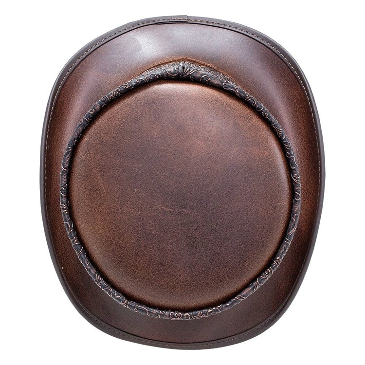 Haut-de-forme Cuir Brun Gent AMERICAN HAT