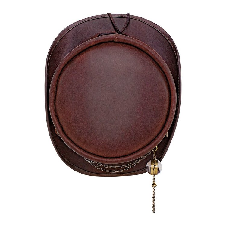 Trinket Steampunk Leather Top Hat AMERICAN HAT