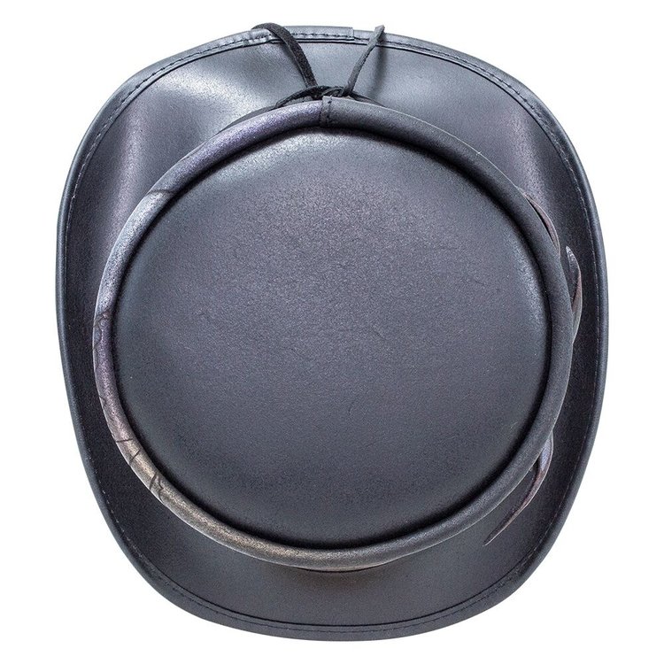 Draco Leather Top Hat AMERICAN HAT