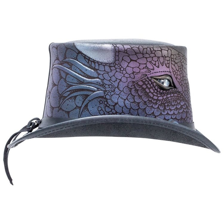 Draco Leather Top Hat AMERICAN HAT