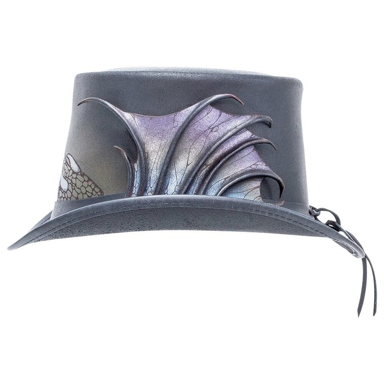 Draco Leather Top Hat AMERICAN HAT