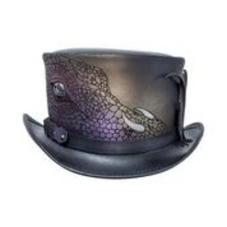Draco Leather Top Hat AMERICAN HAT