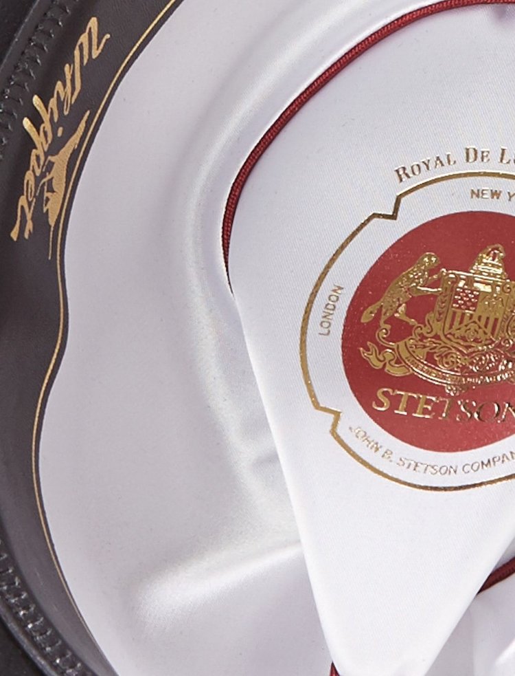 Whippet Fur Felt Teardrop Fedora Hat STETSON