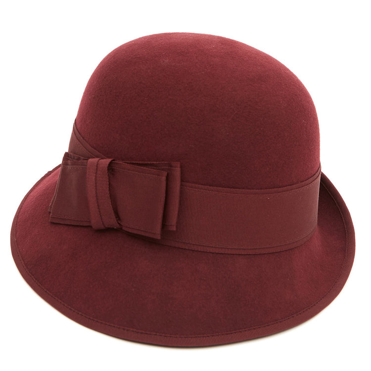 Cloche Adjustable Wool Felt Women's Hat CHRISTYS'