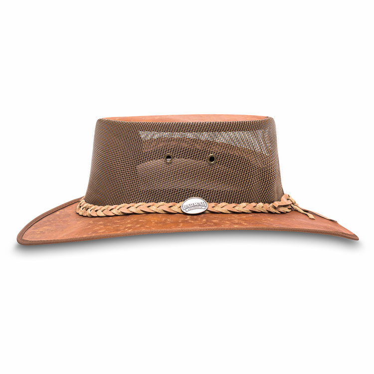 Kangaroo Cooler Vented Leather Hat BARMAH