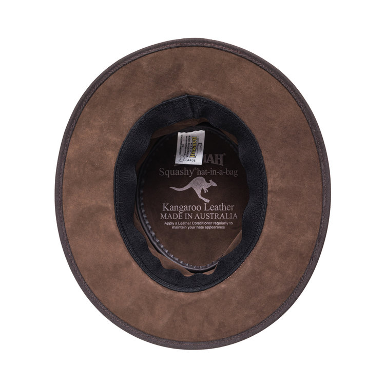 Chapeau Sundowner Kangaroo Cuir Souple BARMAH