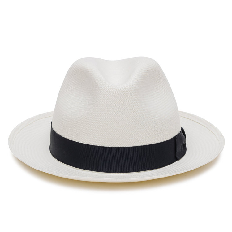 Panama Fine Medium Brim Blanc