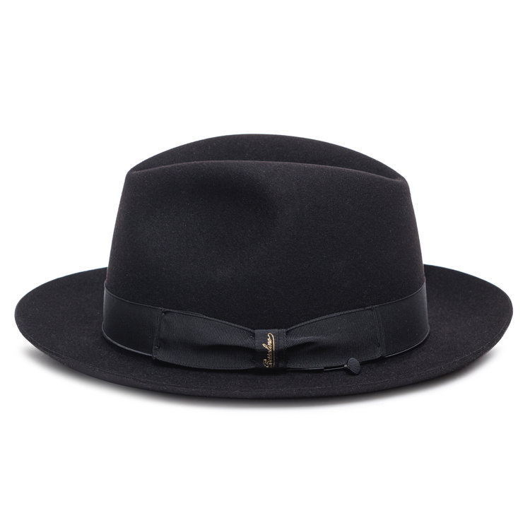 Beaver Fur Felt Waterproof Fedora Hat BORSALINO