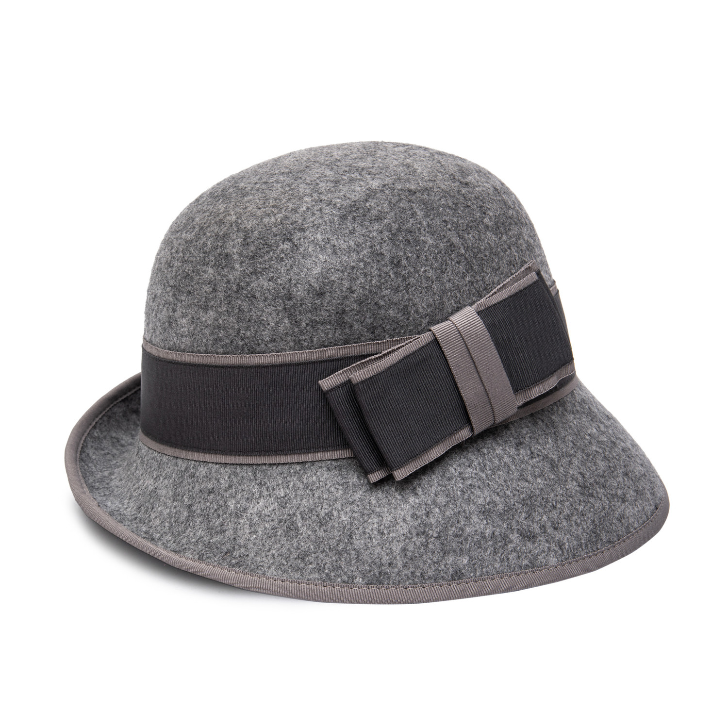 Cloche Adjustable Wool Felt Women