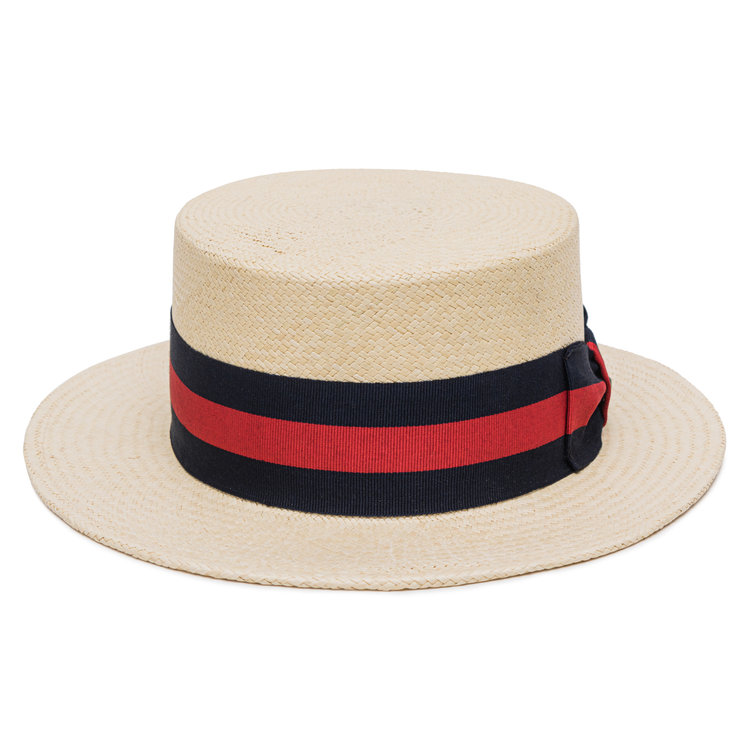 Paddock Panama Straw Boater Hat SCALA