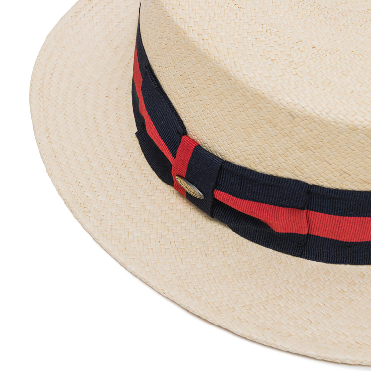 Chapeau Canotier Paille Panama Paddock SCALA