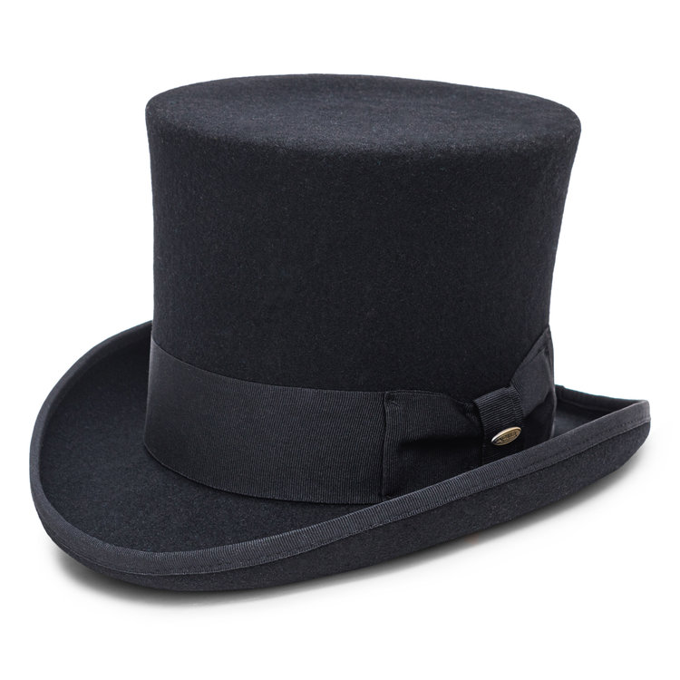 Mad Hatter Felt Victorian Top Hat SCALA