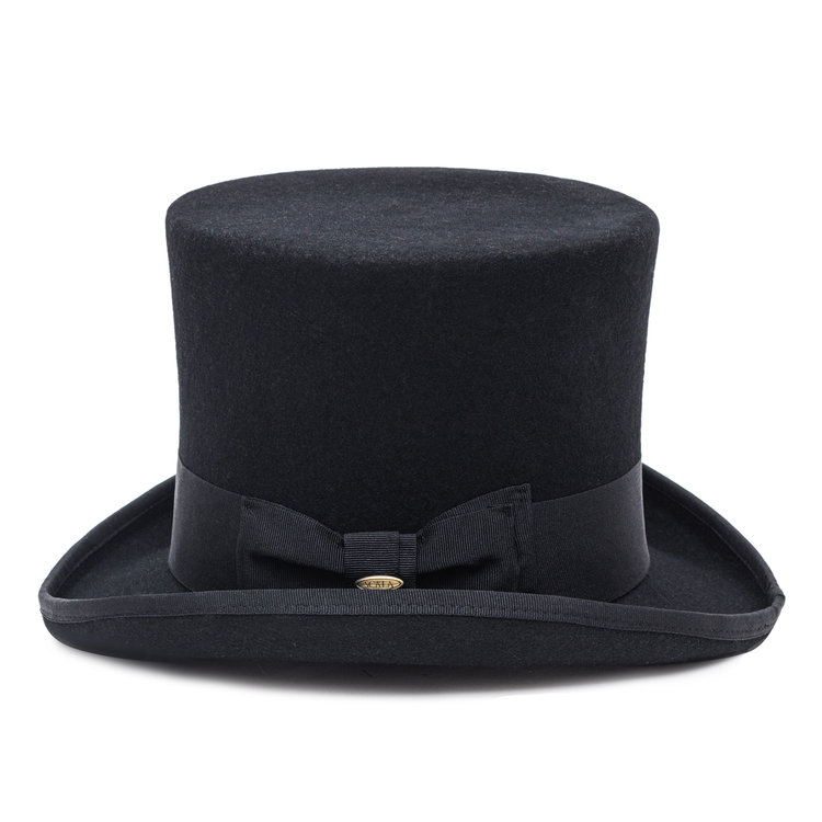 Mad Hatter Felt Victorian Top Hat SCALA