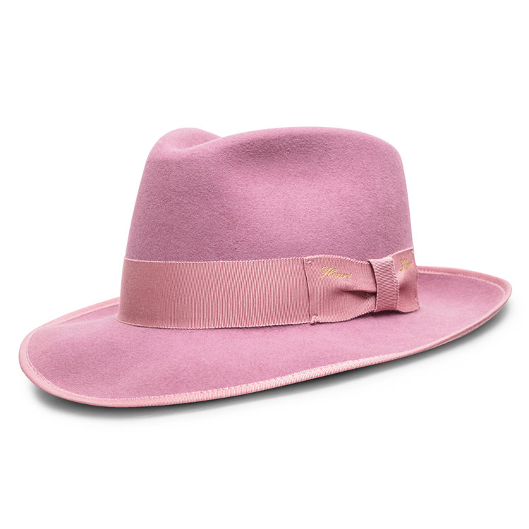 Alexis Fur Felt Teardrop Fedora Hat HENRI HENRI