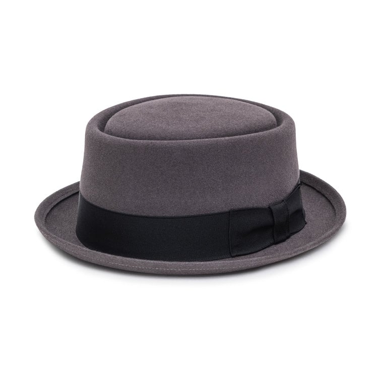 Porkpie Fur Felt Short Brim Hat HENRI HENRI
