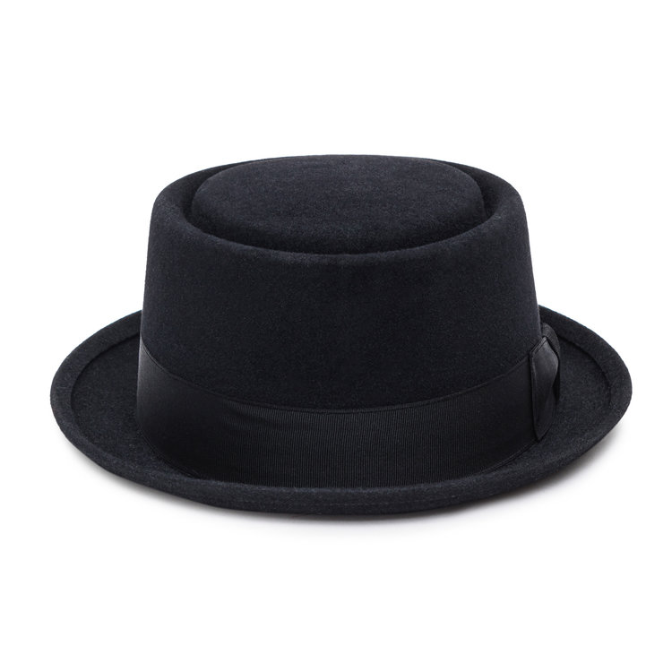 Porkpie Fur Felt Short Brim Hat HENRI HENRI