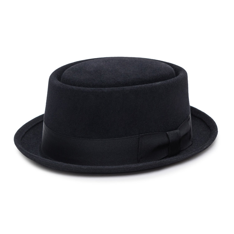 Porkpie Fur Felt Short Brim Hat HENRI HENRI