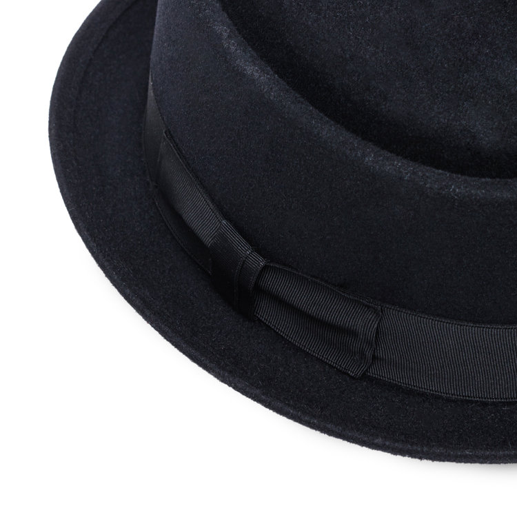 Porkpie Fur Felt Short Brim Hat HENRI HENRI