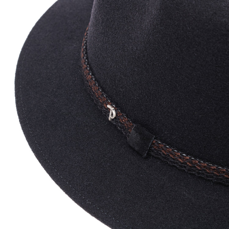 Fedora Feutre Laine Bord Valogne Potenza PANIZZA