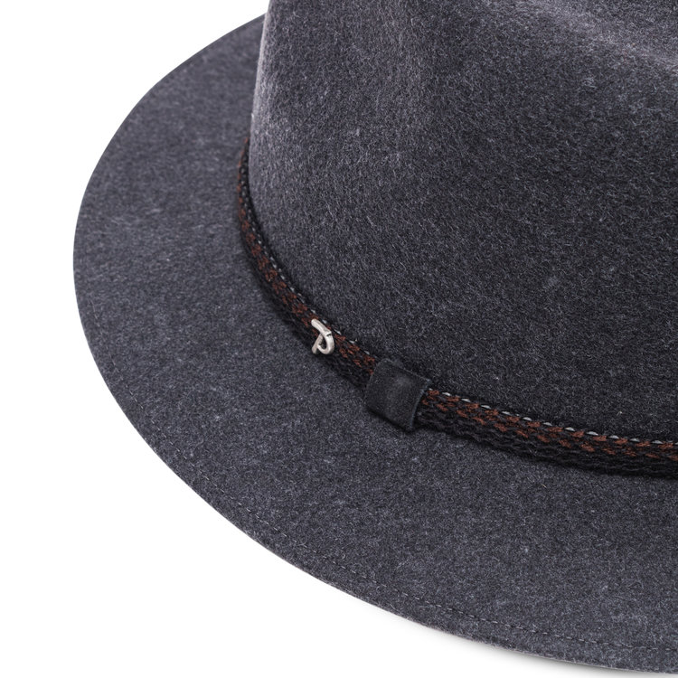 Fedora Feutre Laine Bord Valogne Potenza PANIZZA