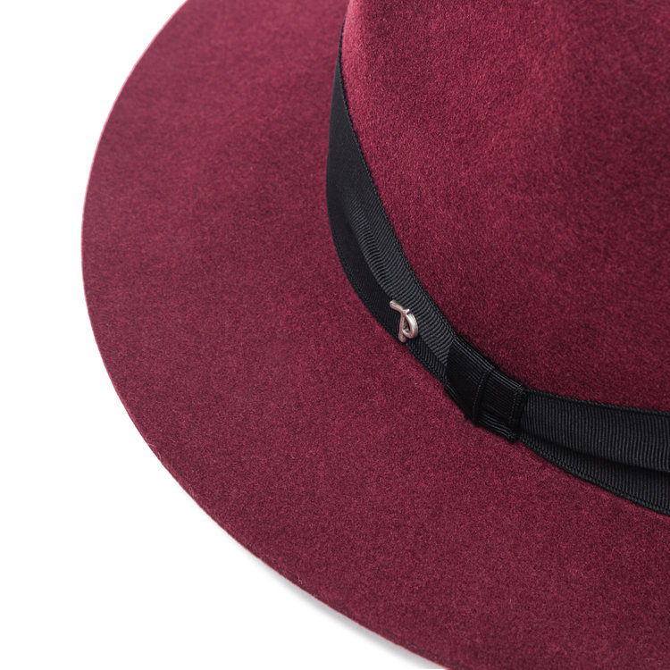 Fedora Feutre Laine Bord Large Pistoia PANIZZA