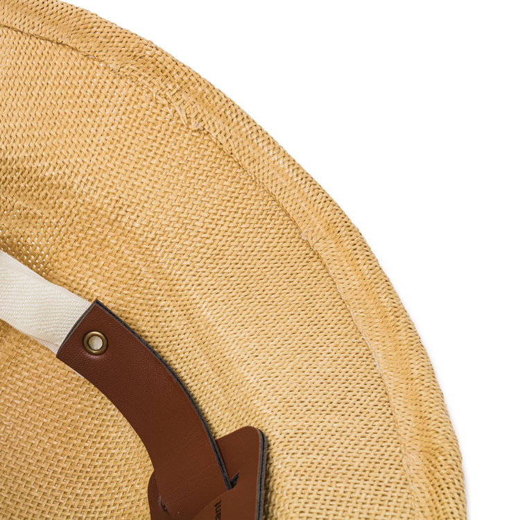Pith Helmet Vented Straw Hat DORFMAN PACIFIC