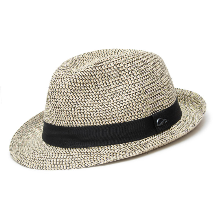 Onyx Summer Straw Trilby Hat GÖTTMANN