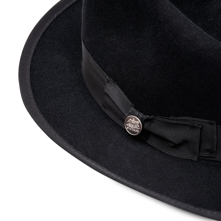 Whippet Fur Felt Teardrop Fedora Hat STETSON