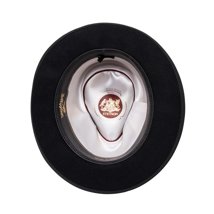 Whippet Fur Felt Teardrop Fedora Hat STETSON