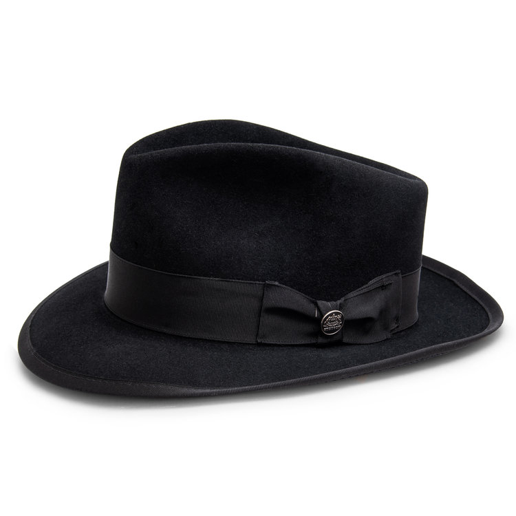 Whippet Fur Felt Teardrop Fedora Hat STETSON