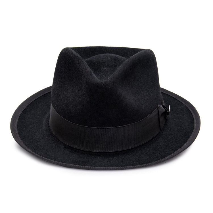 Whippet Fur Felt Teardrop Fedora Hat STETSON