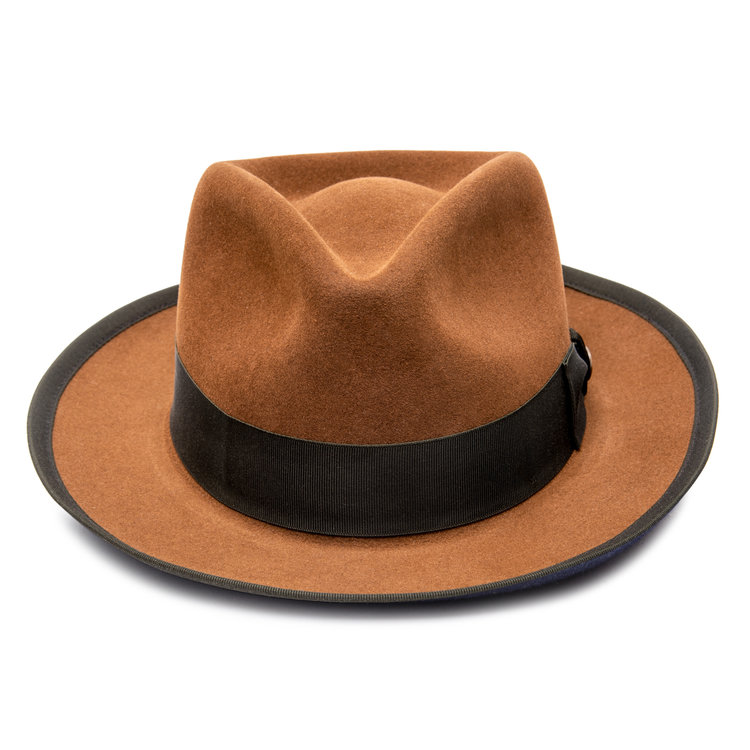 Whippet Fur Felt Teardrop Fedora Hat STETSON