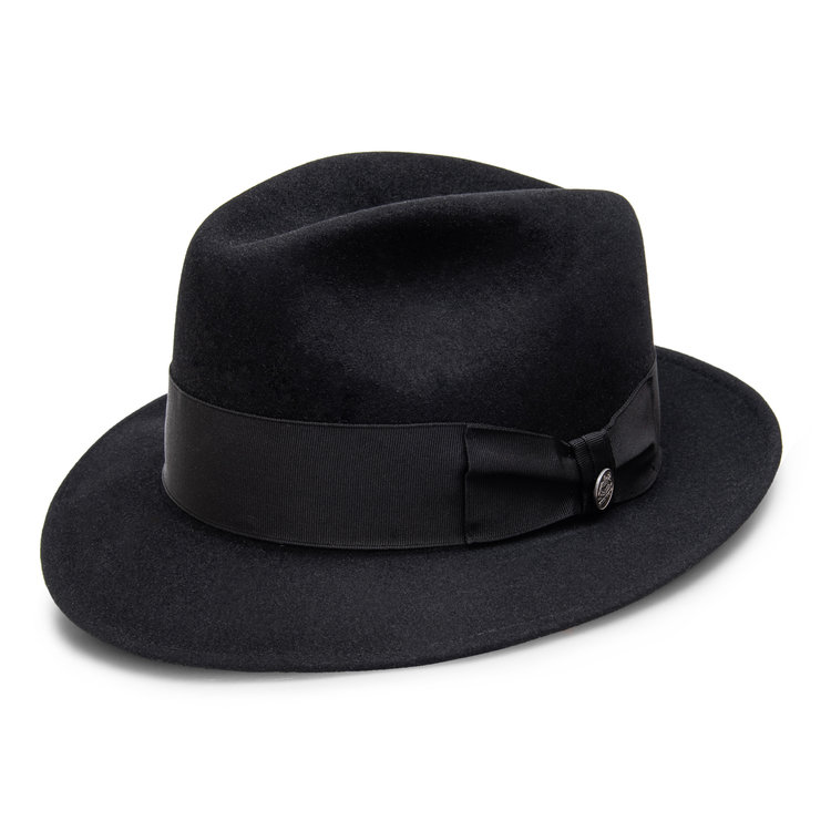 Saxon Classic Fur Felt Fedora Hat STETSON