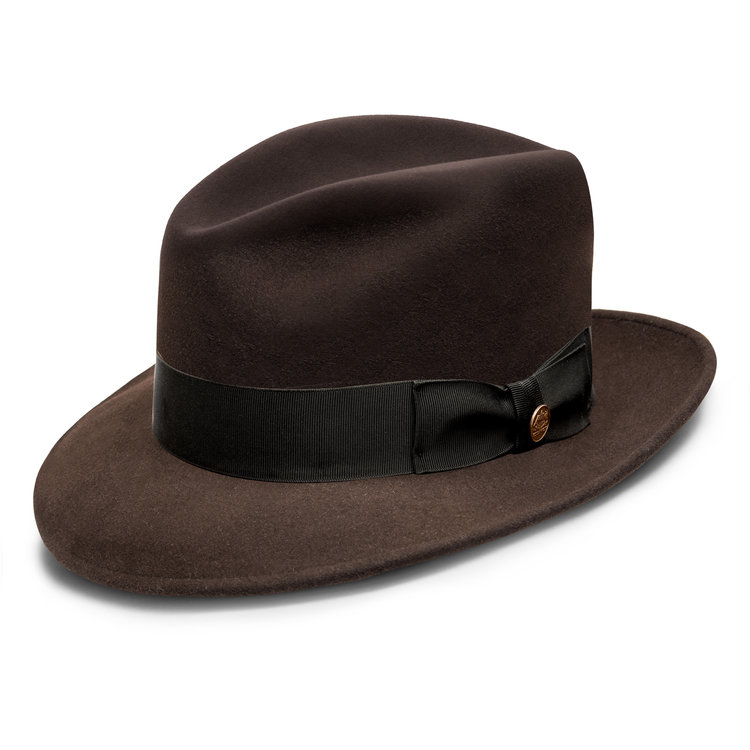 Saxon Classic Fur Felt Fedora Hat STETSON