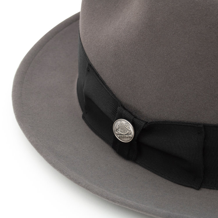 Saxon Classic Fur Felt Fedora Hat STETSON