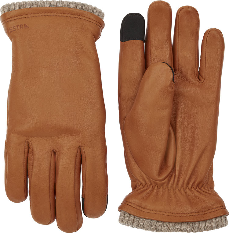 John Smartphone Compatible Leather Gloves HESTRA