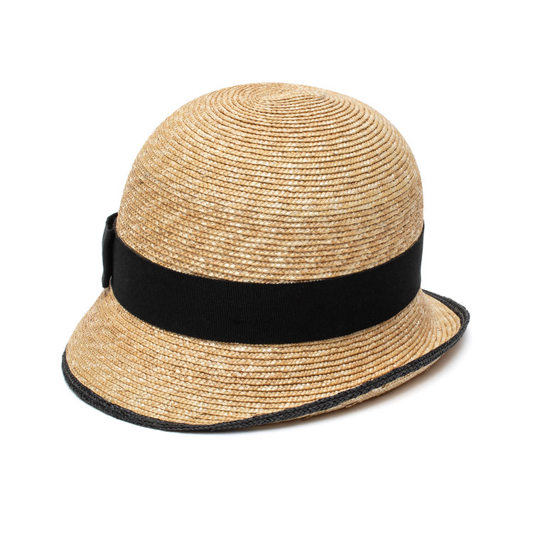 Nanni Straw Cloche Hat MAYSER