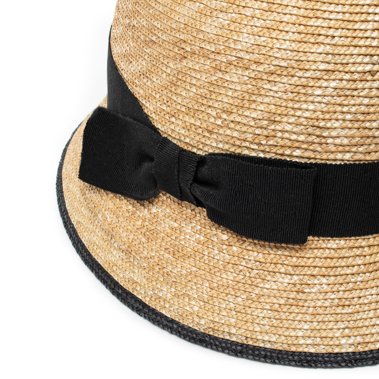 Nanni Straw Cloche Hat MAYSER