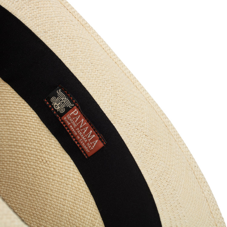 Menton Safari Brim Panama Straw Fedora Hat MAYSER