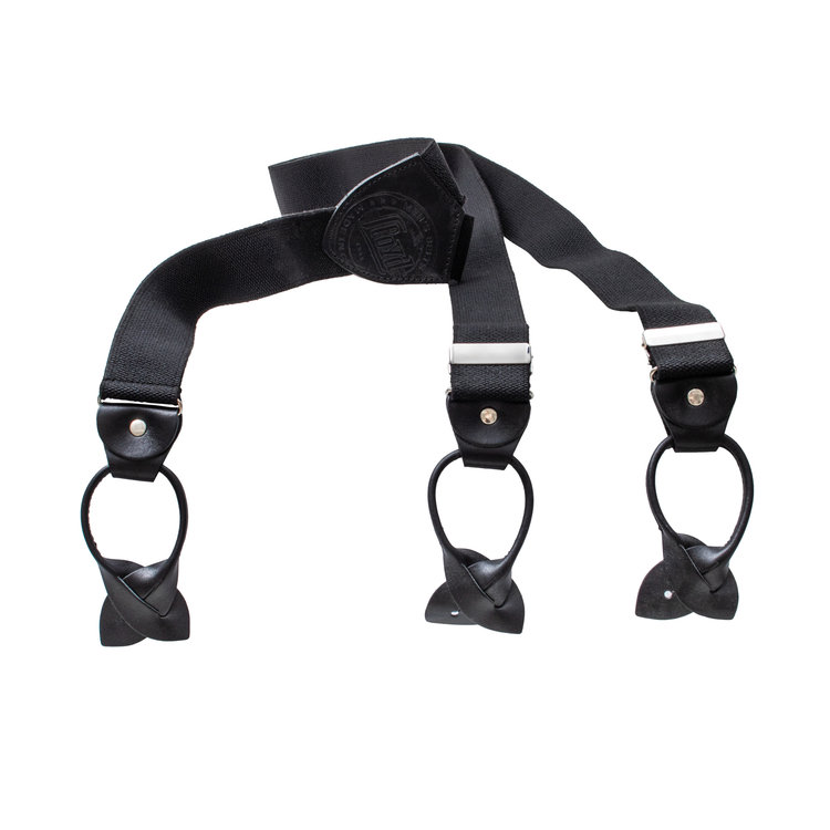 6726 Button Fastening Leather Suspenders LLOYD