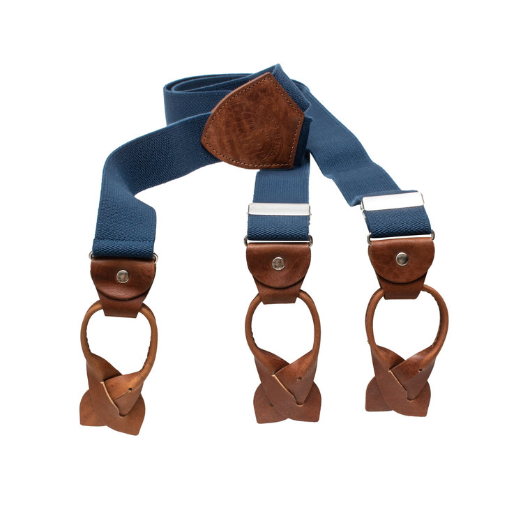 6726 Button Fastening Leather Suspenders LLOYD