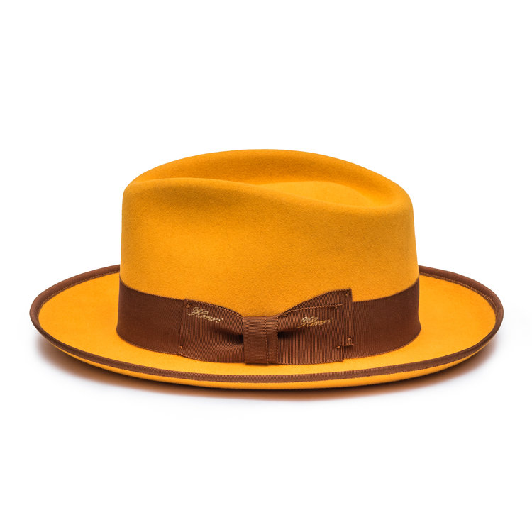 Alexis Fur Felt Teardrop Fedora Hat HENRI HENRI