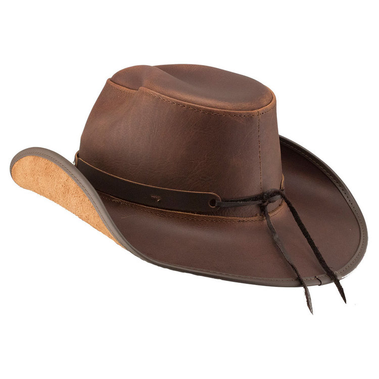 Western Leather Cowboy Hat AMERICAN HAT