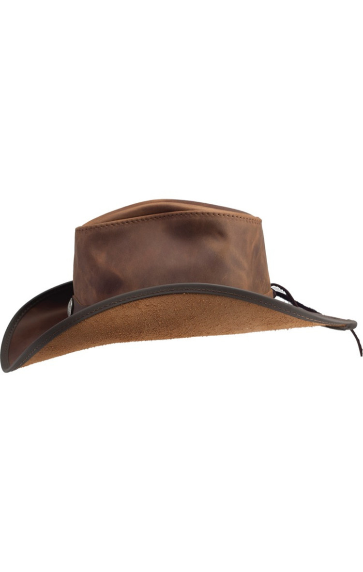 Western Leather Cowboy Hat AMERICAN HAT