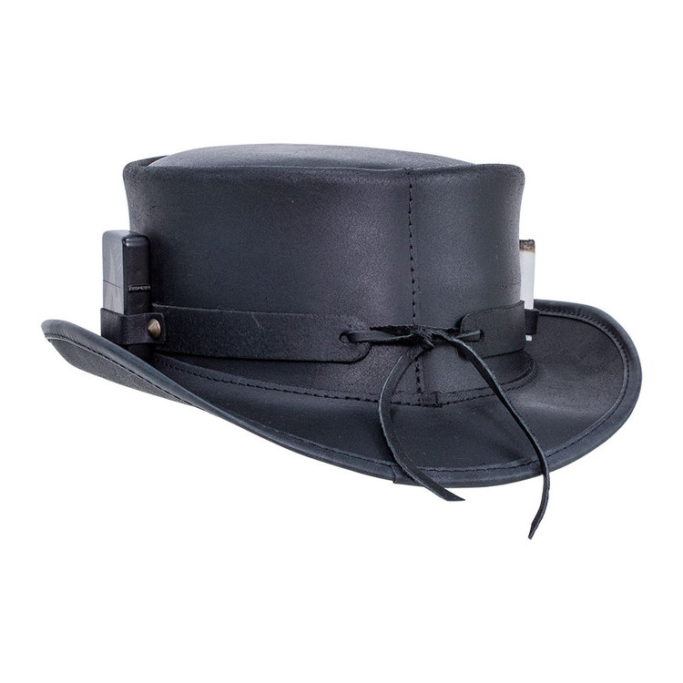 Haut-de-forme Cuir Marlow-It's Lit Band AMERICAN HAT