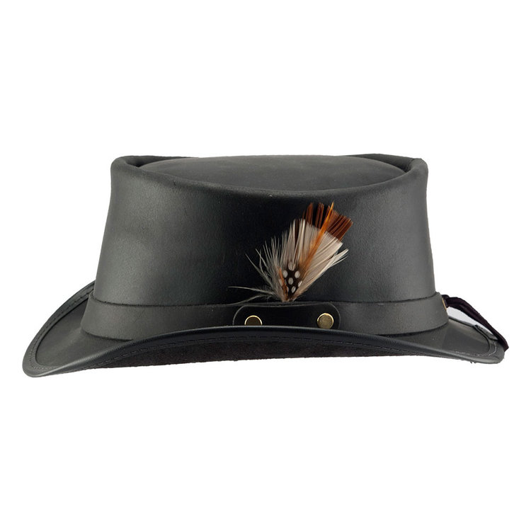 Haut-de-forme Cuir Marlow-lt Band AMERICAN HAT