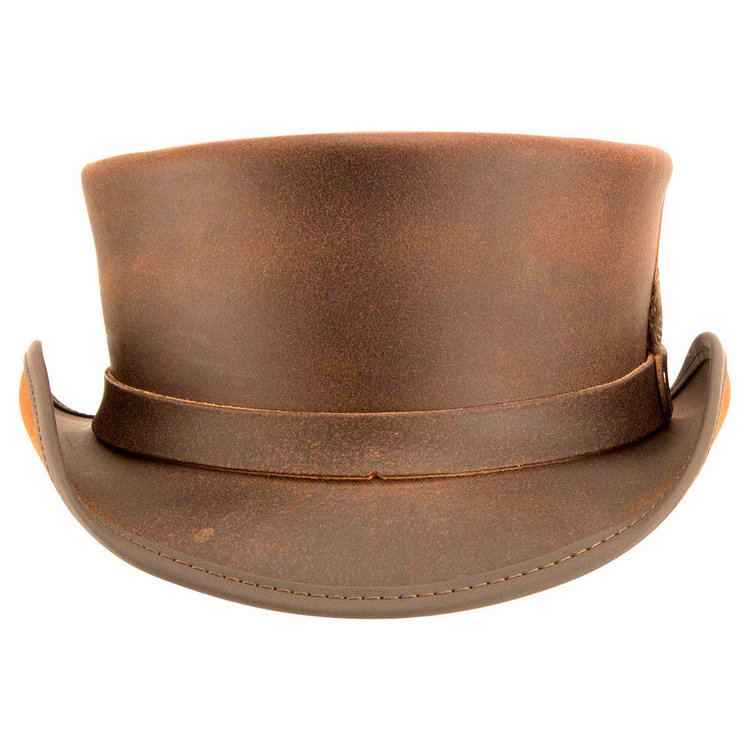 Haut-de-forme Cuir Marlow-lt Band AMERICAN HAT