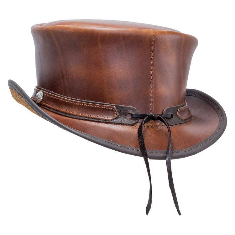 Hampton Leather Top Hat AMERICAN HAT