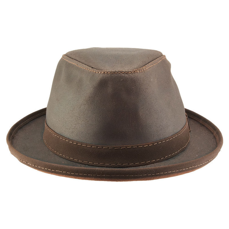 Chapeau Cuir Bord Court Soho AMERICAN HAT